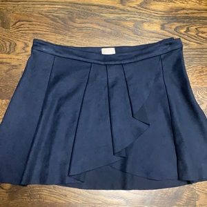 H&M Mini Skirt in Navy Blue